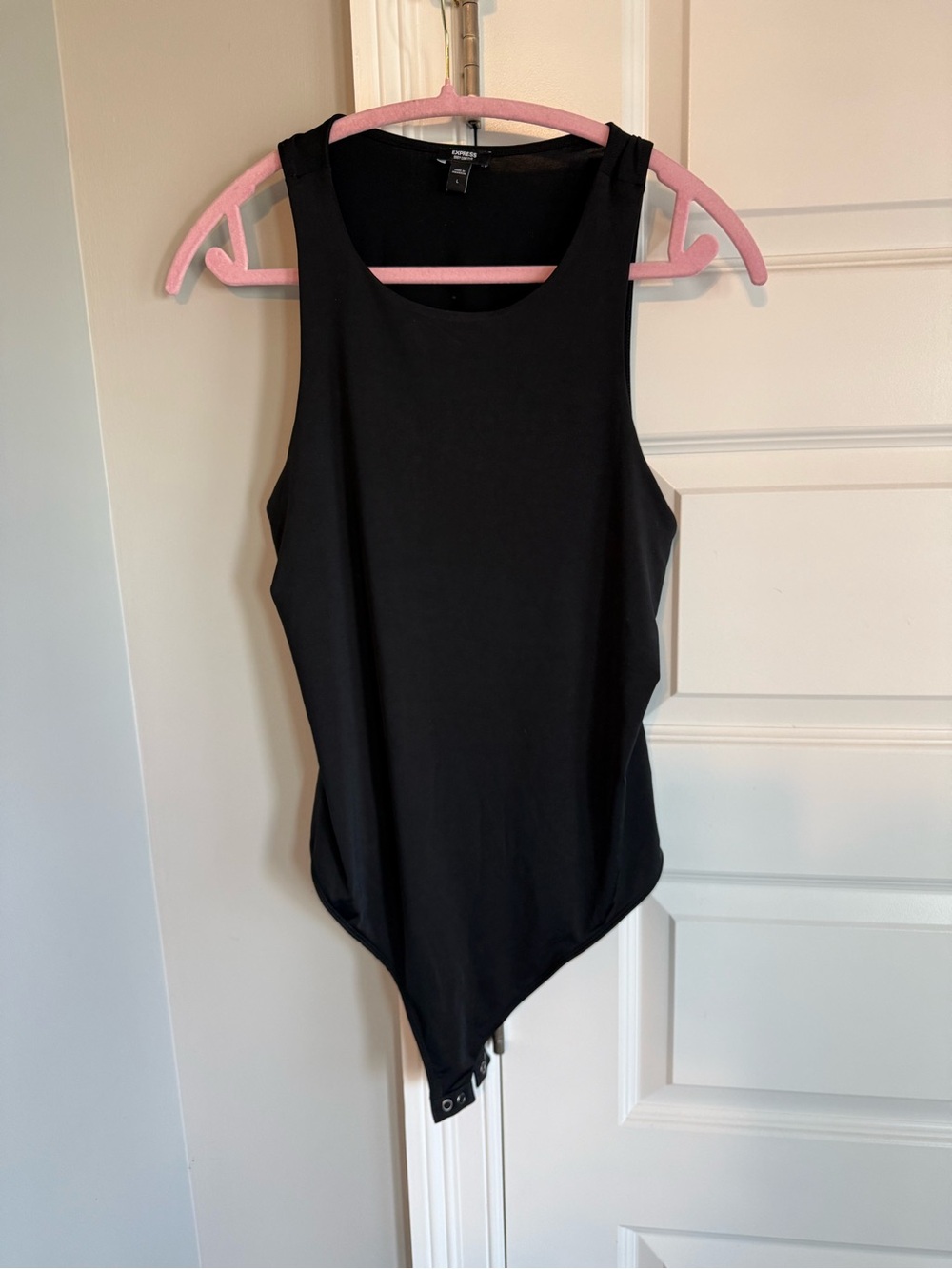 Express Black Sleeveless Bodysuit